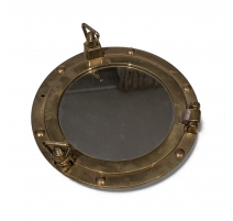 Miroir Hublot miniature en laiton