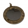 Miroir Hublot miniature en laiton