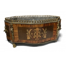 Jardinière Napoléon III marquetée