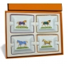 Lot de 4 petits cendriers Cheval par HERMÈS