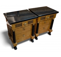 Paire de chevets Impero par Colombo Stile