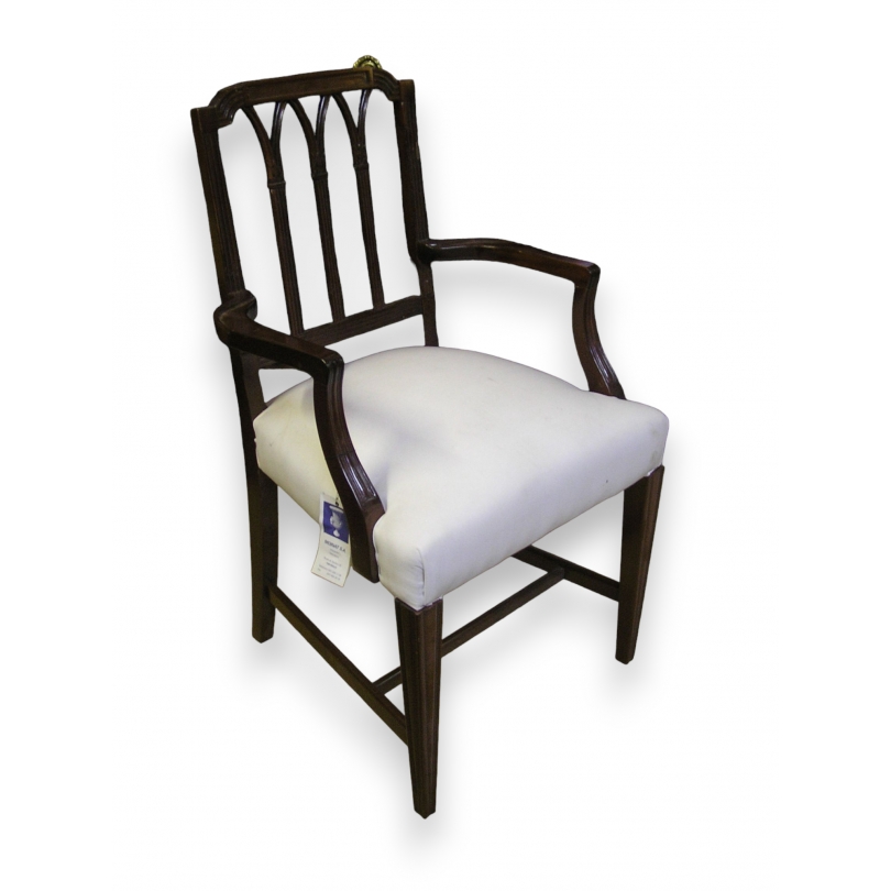 Fauteuil anglais, style Regency