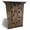 Armoire peinte à une porte
