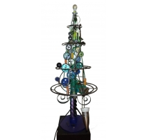 Sculpture kinétique Sapin signée MORGAN