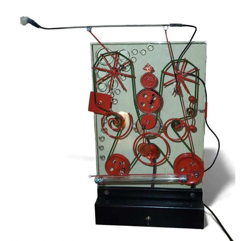 Sculpture kinétique Morgana signée MORGAN