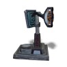 Sculpture Abstraite en bois monogrammée MM
