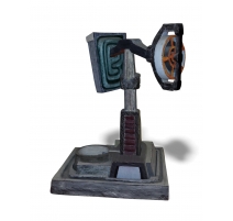 Sculpture Abstraite en bois monogrammée MM