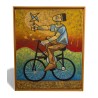 Tableau \"Attraper le vent\" signé D. ESTEVES 2006