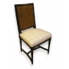 Chaise style Louis XVI en acajou,