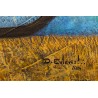 Tableau \"Attraper le vent\" signé D. ESTEVES 2006