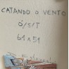 Tableau \"Attraper le vent\" signé D. ESTEVES 2006