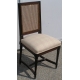 Chaise style Louis XVI en acajou,