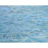 Tableau \"Rade de Genève\" signé TAPIES