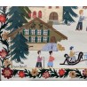 Découpage "Paysage d'hiver" signé A. ROSAT