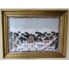 Découpage "Paysage d'hiver" signé A. ROSAT