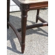 Chaise style Louis XVI en acajou,