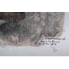 Gravure "La renarde inquiète" signée HAINARD