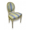 Chaise style Louis XVI médaillon