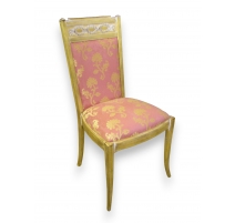 Chaise style Directoire dorée