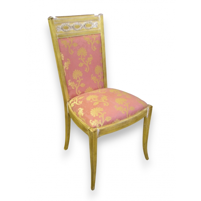 Chaise style Directoire dorée