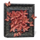 Cadre "Papillons orange"