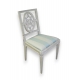 Chaise style Louis XVI à dos sculpté