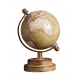 Globe miniature beige