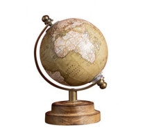 Globe miniature beige