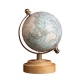Globe miniature bleu