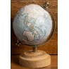 Globe miniature bleu