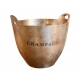 Seau à champagne en aluminium coloris bronze