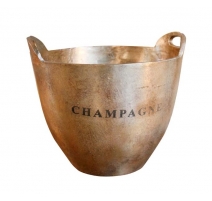 Seau à champagne en aluminium coloris bronze
