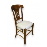 Chaise style Directoire à dossier sculpté "Gerbe"