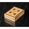 Boîte de cartes à jouer, inserts en laiton