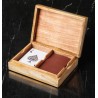 Boîte de cartes à jouer, inserts en laiton