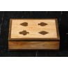 Boîte de cartes à jouer, inserts en laiton