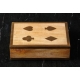 Boîte de cartes à jouer, inserts en laiton