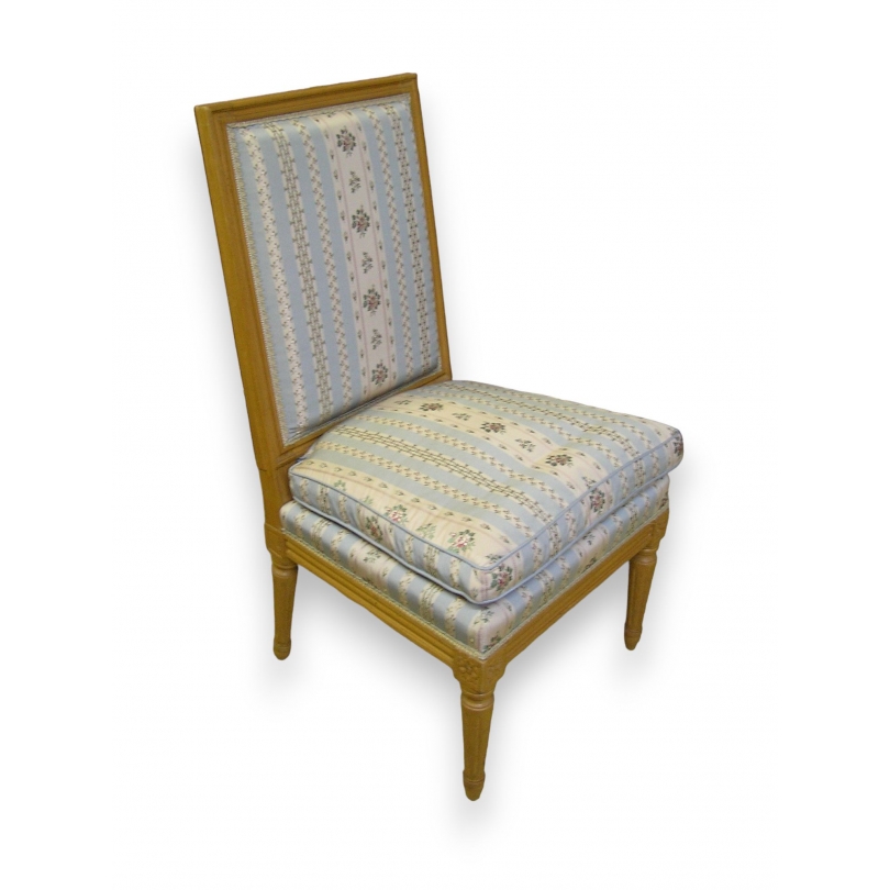 Chauffeuse style Louis XVI, modèle Jacob
