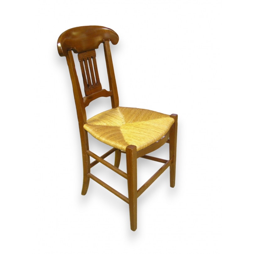 Chaise style Directoire paillée