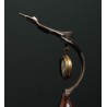 ‘Avion’ watch stand in aluminium and leather