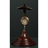 ‘Avion’ watch stand in aluminium and leather