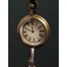 ‘Avion’ watch stand in aluminium and leather