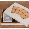 Boîte de cartes à jouer en résine