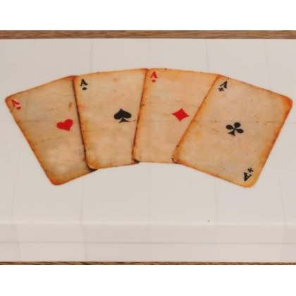 Boîte de cartes à jouer en résine