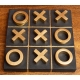 Jeu de Tic-tac-toe en résine et ciment