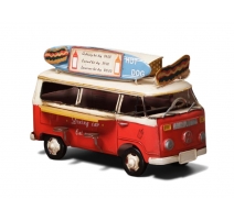 Bus VW Food truck en tôle peinte