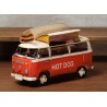 Bus VW Food truck en tôle peinte