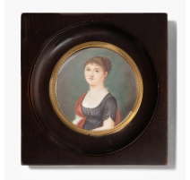 Miniature "Femme à la robe noire Empire"