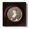 Miniature "Femme à la robe noire Empire"
