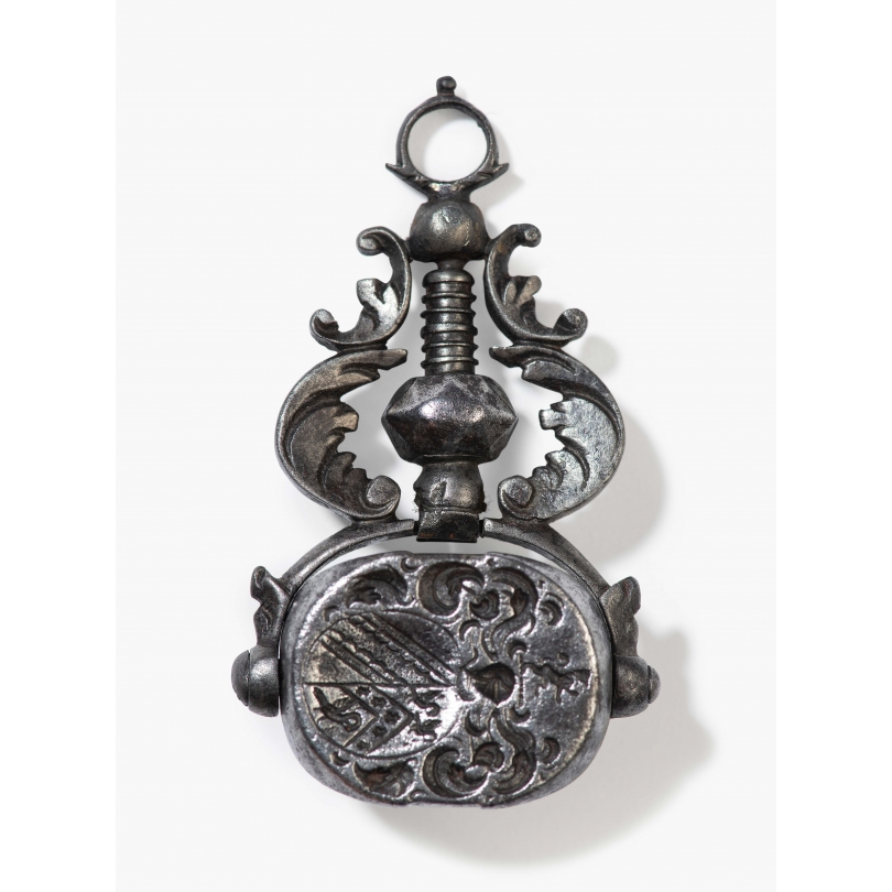 Sceau en fer à trois faces